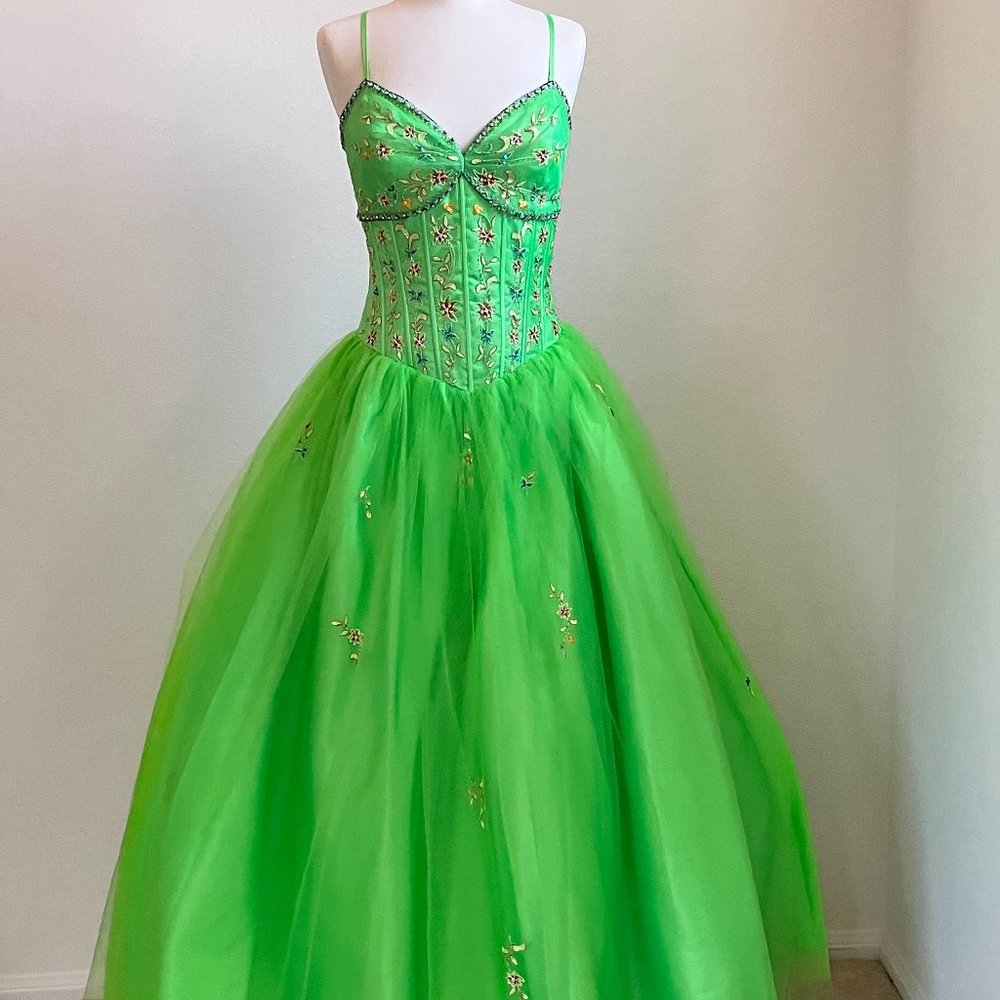 Lime Green Dress
